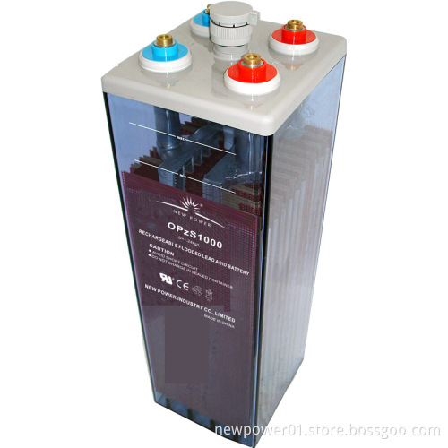 2V1000ah Opzs Lead Acid Battery for Solar System (OPzS1000)